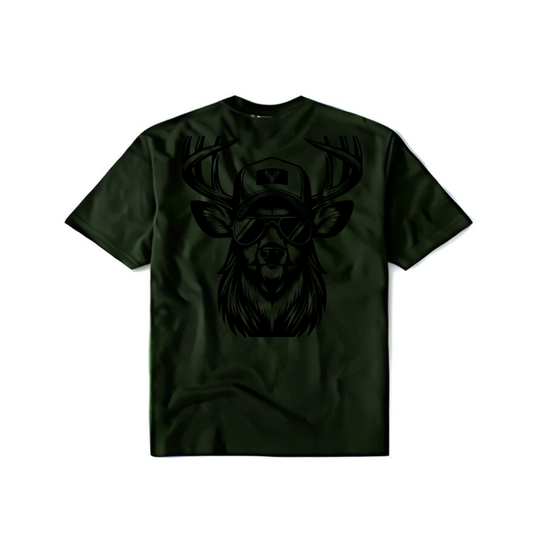 Men’s Dri Ease Oversized T-Shirt- Pine Green
