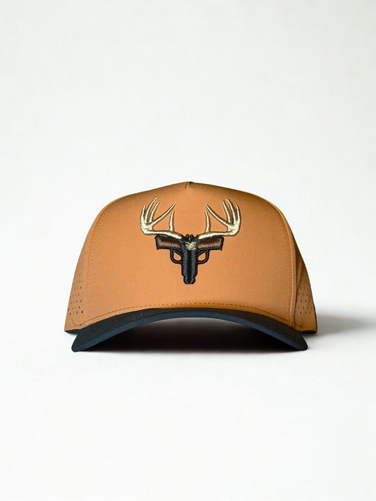 Four Five Snapback- Burnt Orange