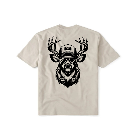 Men’s Dri Ease Oversized T-Shirt- Almond