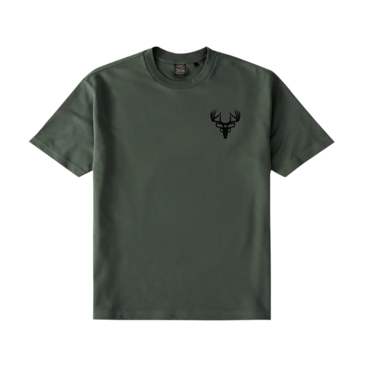 Men’s Dri Ease Oversized T-Shirt- Pine Green