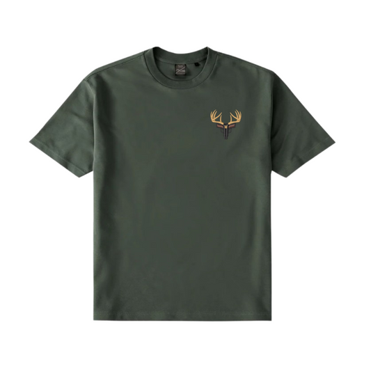 Four Five Men’s Dri Ease Oversized T-Shirt- Pine Green
